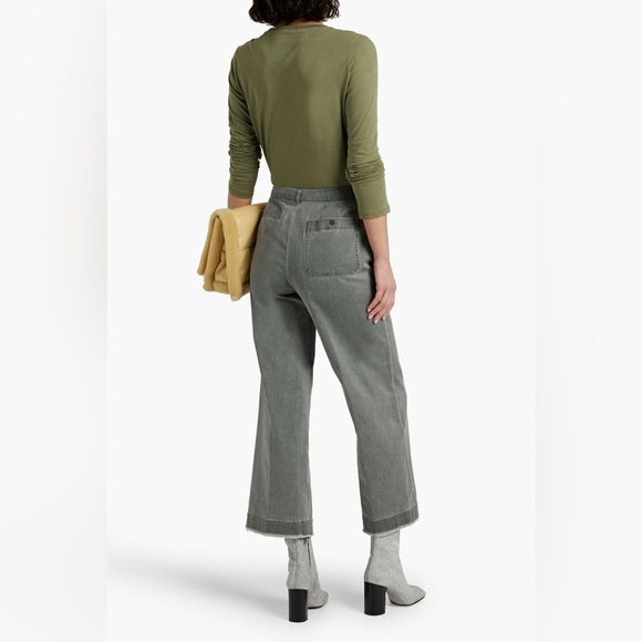 ATM ANTHONY THOMAS MELILLO
Cropped cotton-blend twill wide-leg pants - Picture 3 of 4